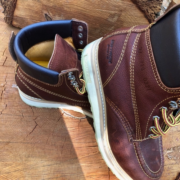Patron 713 Work Boots Size 8 US. Color Brown. Like New. - Picture 2 of 9